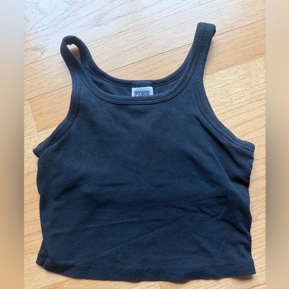 PINK Victoria's Secret Black Tank Top